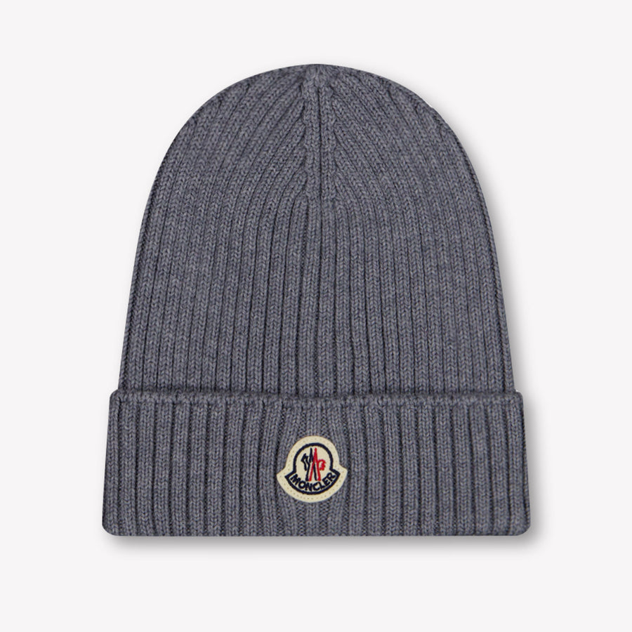 Moncler Kinder Jongens Muts In Grijs