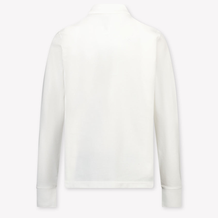 Moncler Kinder Jongens Polo In Wit