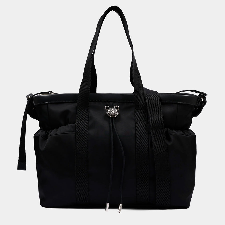 Moncler Baby Unisex Changing Bag in Black
