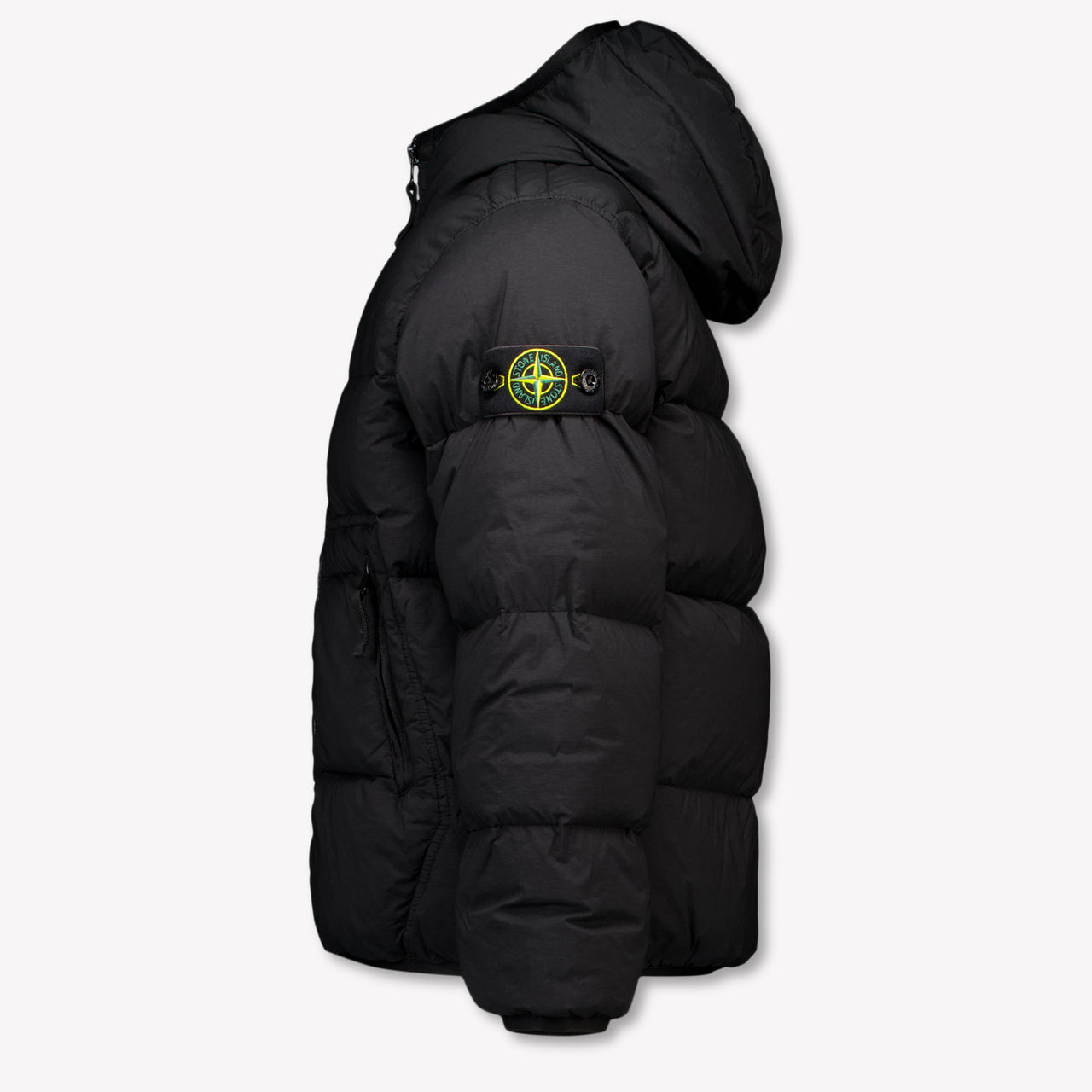 Stone Island Kinder Jongens Winterjas In Zwart