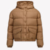Moncler Phelanta Kids Girls Winter coat In Camel