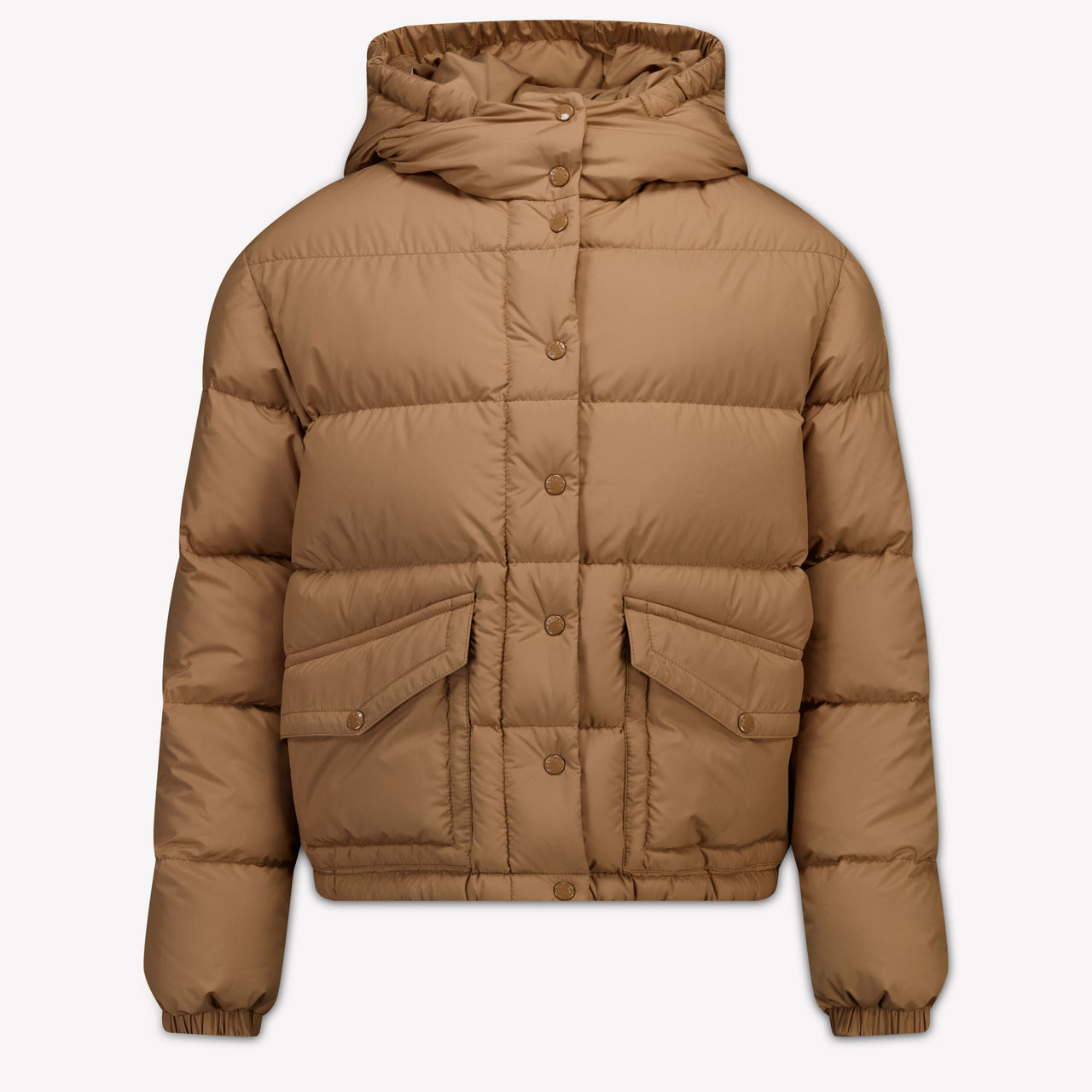 Moncler Phelanta Kids Girls Winter coat In Camel