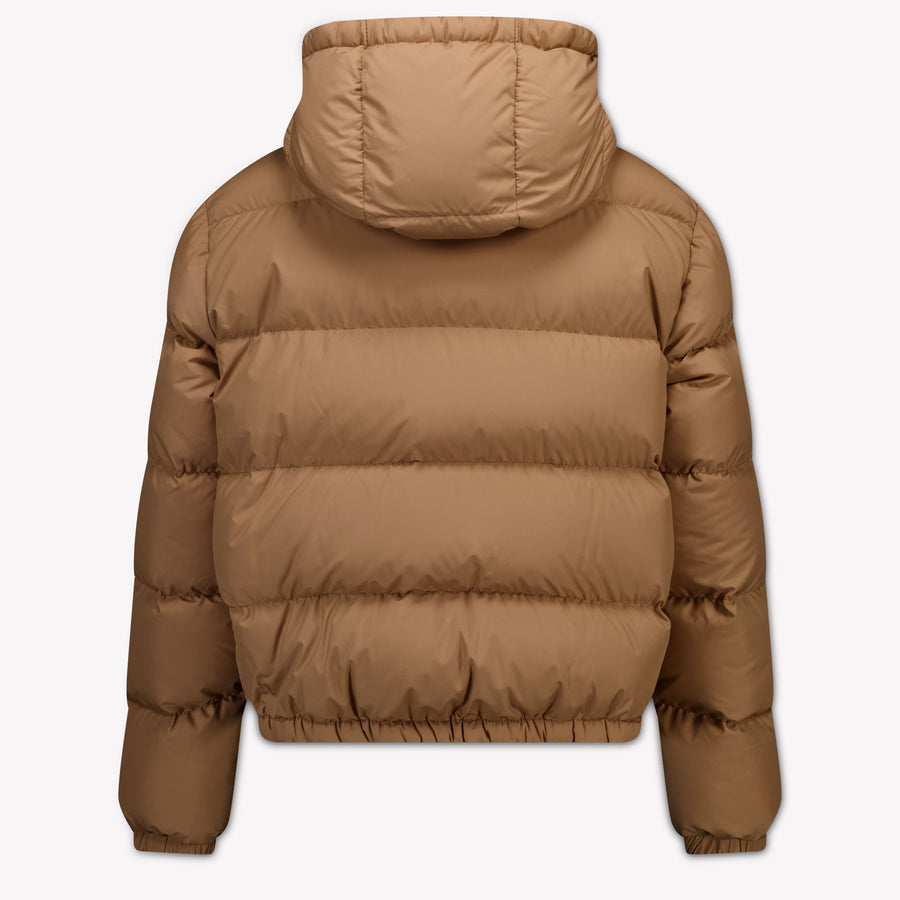 Moncler Phelanta Kids Girls Winter coat In Camel