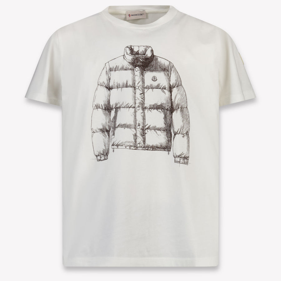 Moncler Boys T-Shirt in White