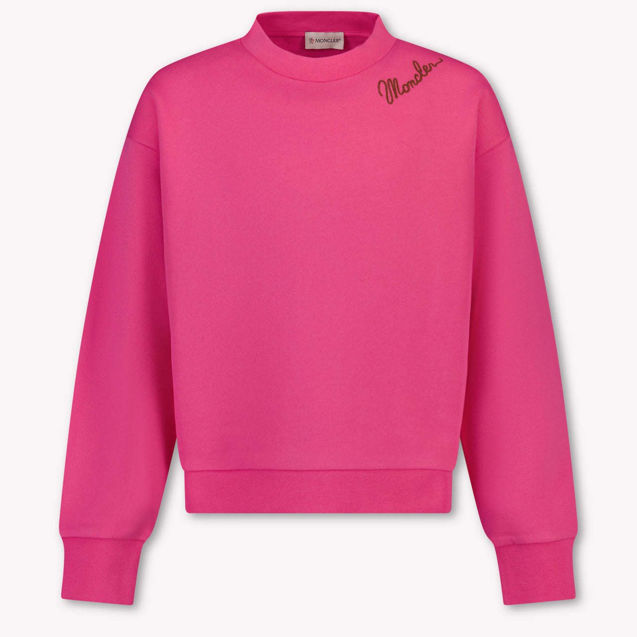 Moncler Kinder Meisjes Trui In Fuchsia