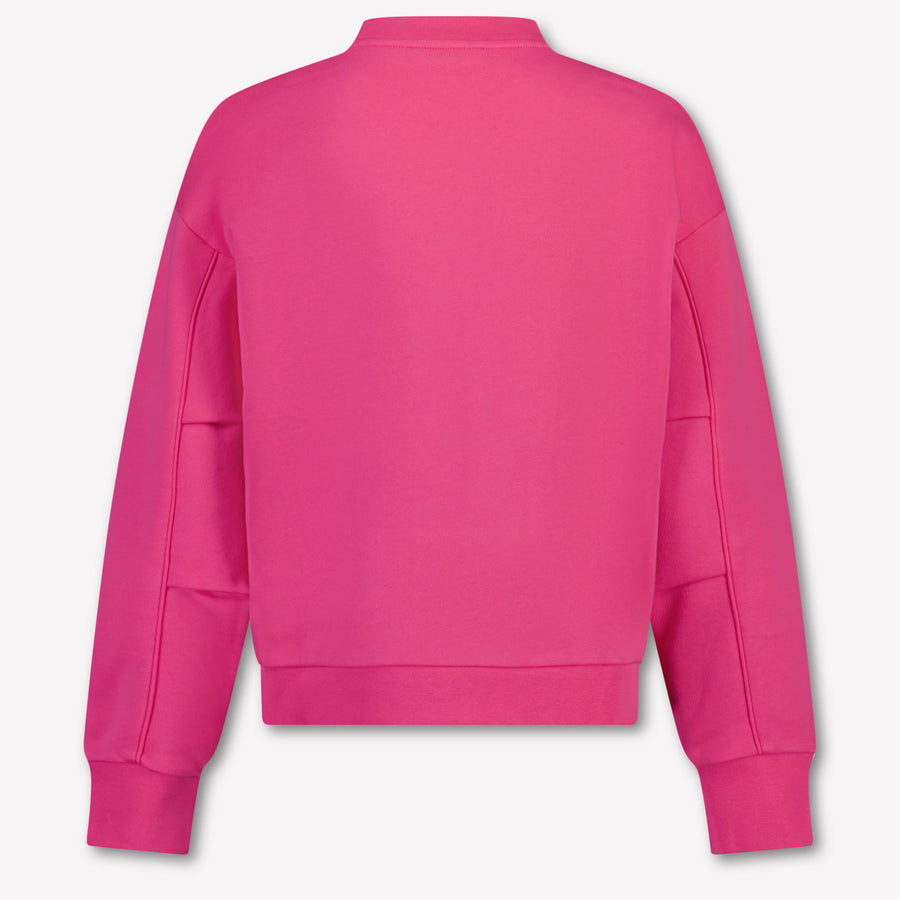 Moncler Kinder Meisjes Trui In Fuchsia