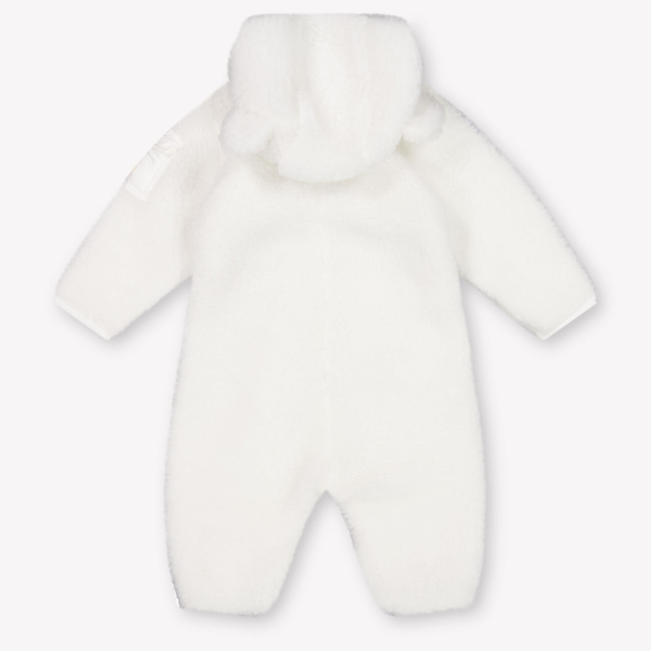 Moncler Baby Unisex Playsuit In OffWhite