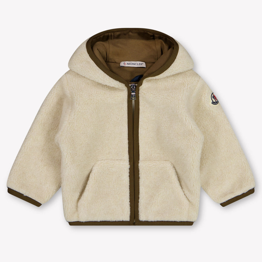 Moncler Baby Jongens Vest In Licht Beige