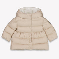 Moncler Charlotte Baby Meisjes Winterjas In Licht Beige