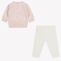 Moncler Baby Girls Jogging suit In Light Pink