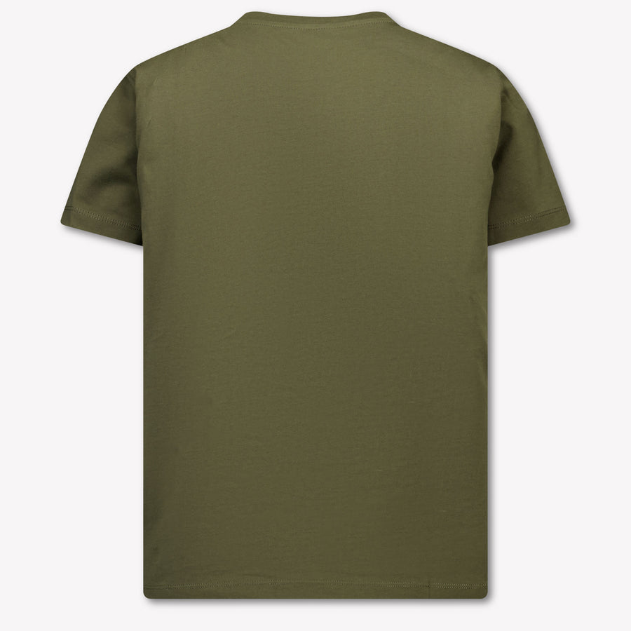 Moncler Kinder Jongens T-Shirt In Army