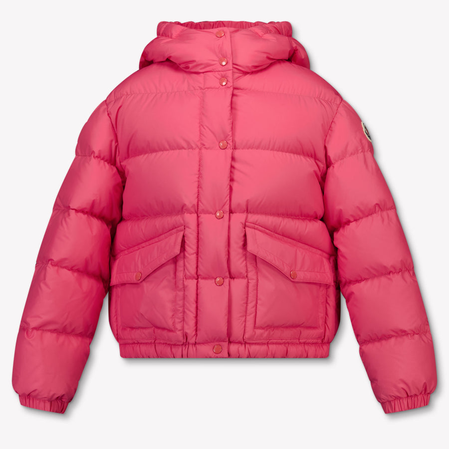 Moncler Phelanta Girls Winter Jacket in Fuchsia