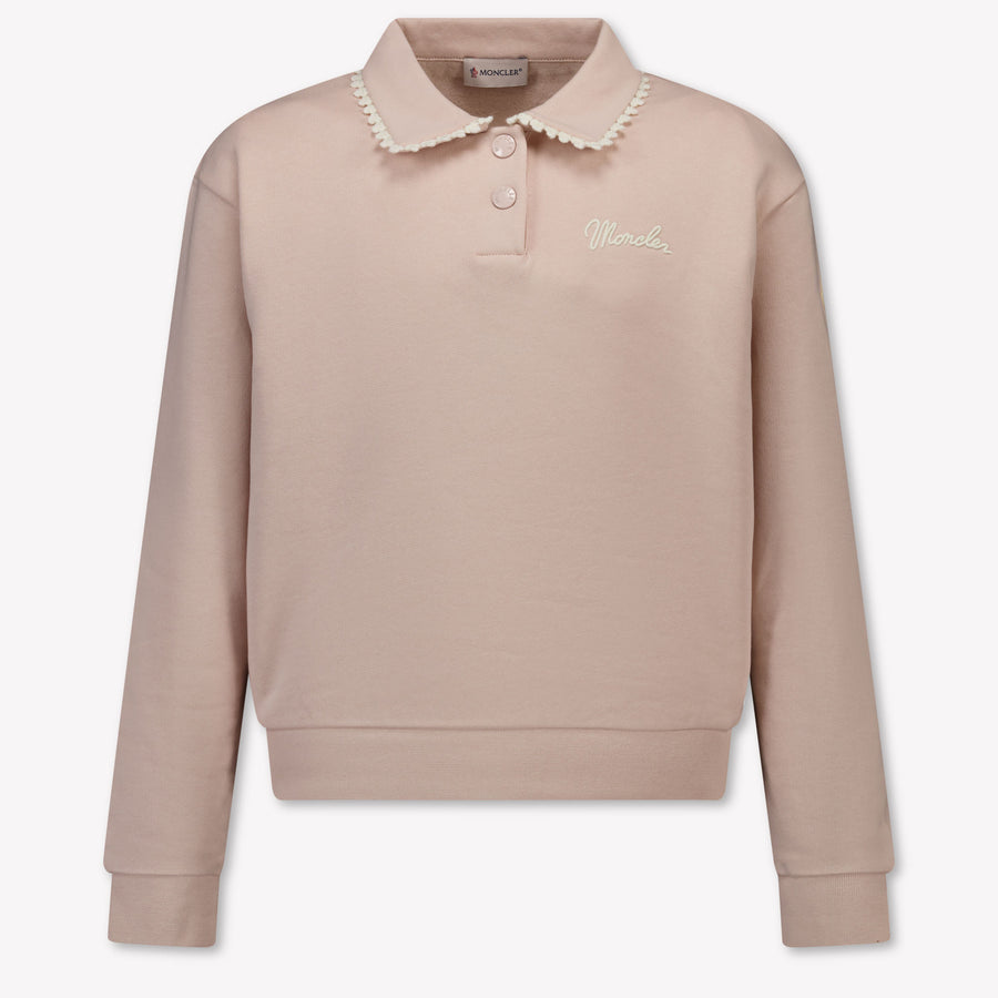 Moncler Kinder Meisjes Trui In Licht Roze