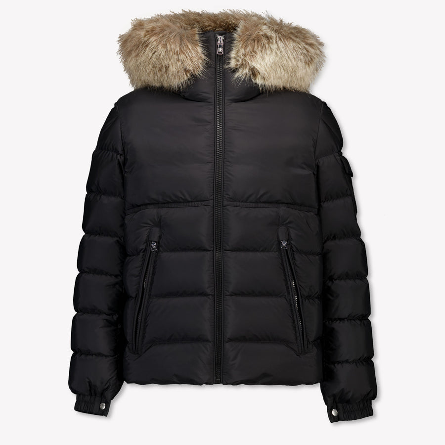 Moncler New Byron Kinder Jongens Winterjas In Zwart