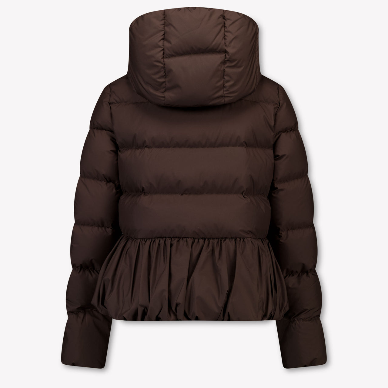 Moncler Elizaveta Girls Winter Jacket in Dark Brown