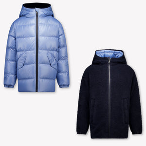 Moncler Varando Kids Boys Jackets In Light Blue