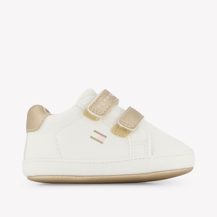 Tommy Hilfiger Baby Girls Sneakers In Gold