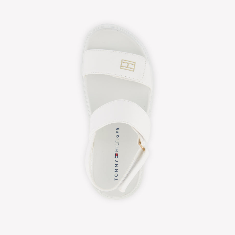 Tommy Hilfiger Girls Sandals In OffWhite