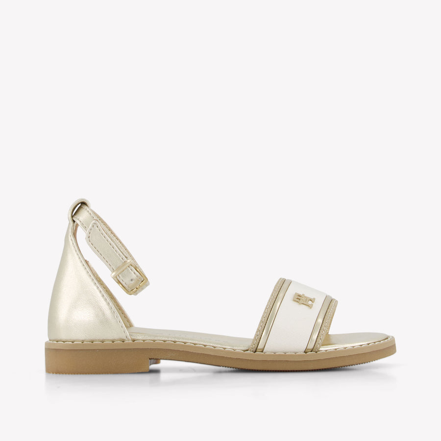 Tommy Hilfiger Girls Sandals in Gold
