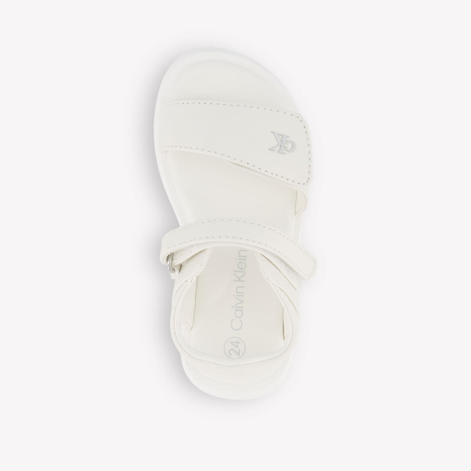 Calvin Klein Girls Sandals In White
