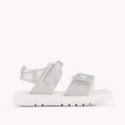 Calvin Klein Girls Sandals In Silver