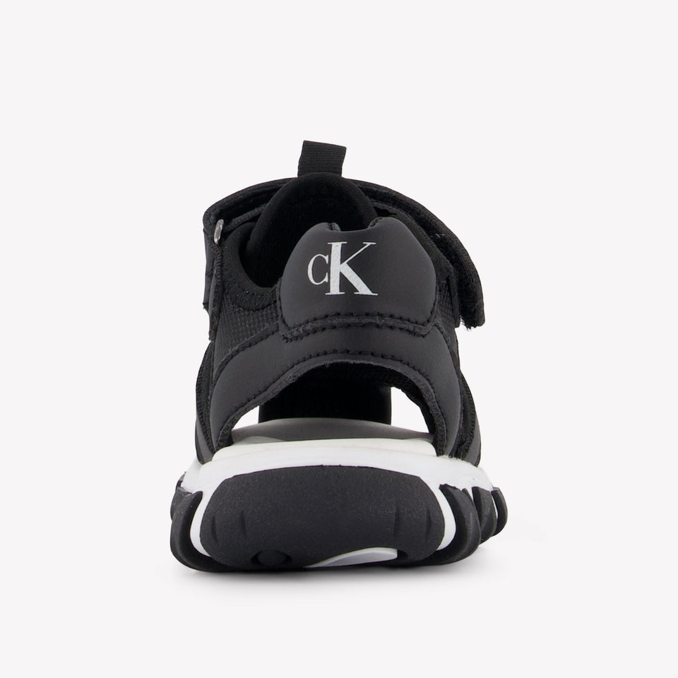 Calvin Klein Boys Sandals In Black