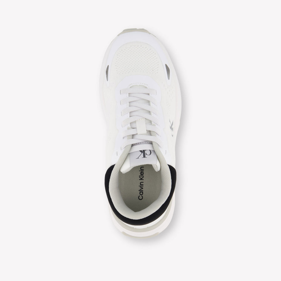 Calvin Klein Jongens Sneakers In Wit