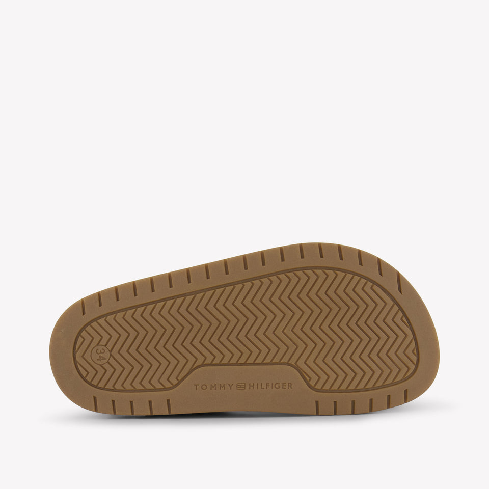 Tommy Hilfiger Girls Flipflops In Beige