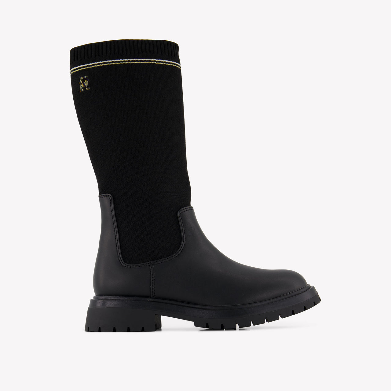 Tommy Hilfiger Kids Girls Boots In Black
