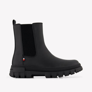Tommy Hilfiger Kids Unisex Boots In Black