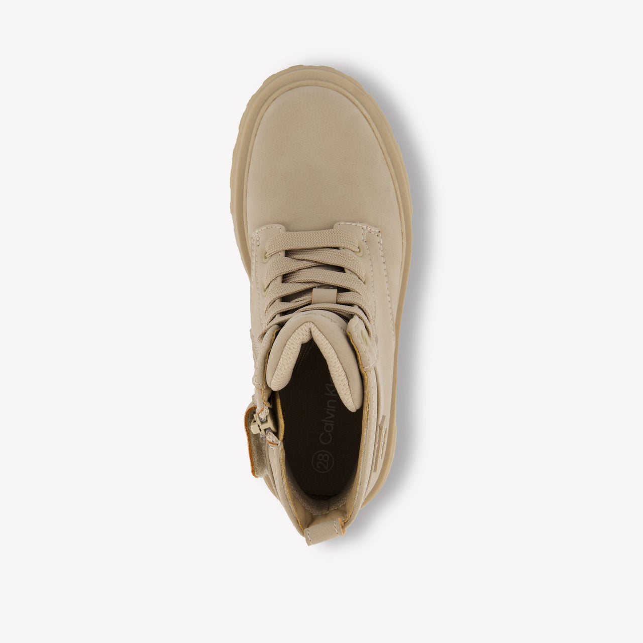 Calvin Klein Kids Girls Boots In Beige