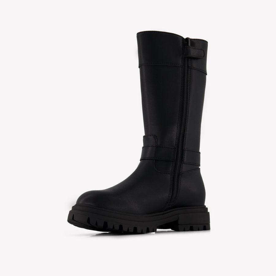Calvin Klein Kids Girls Boots In Black
