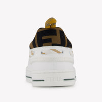 Fendi Unisex Sneakers In Wit