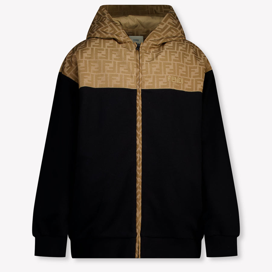 Fendi Kinder Jongens Vest In Zwart