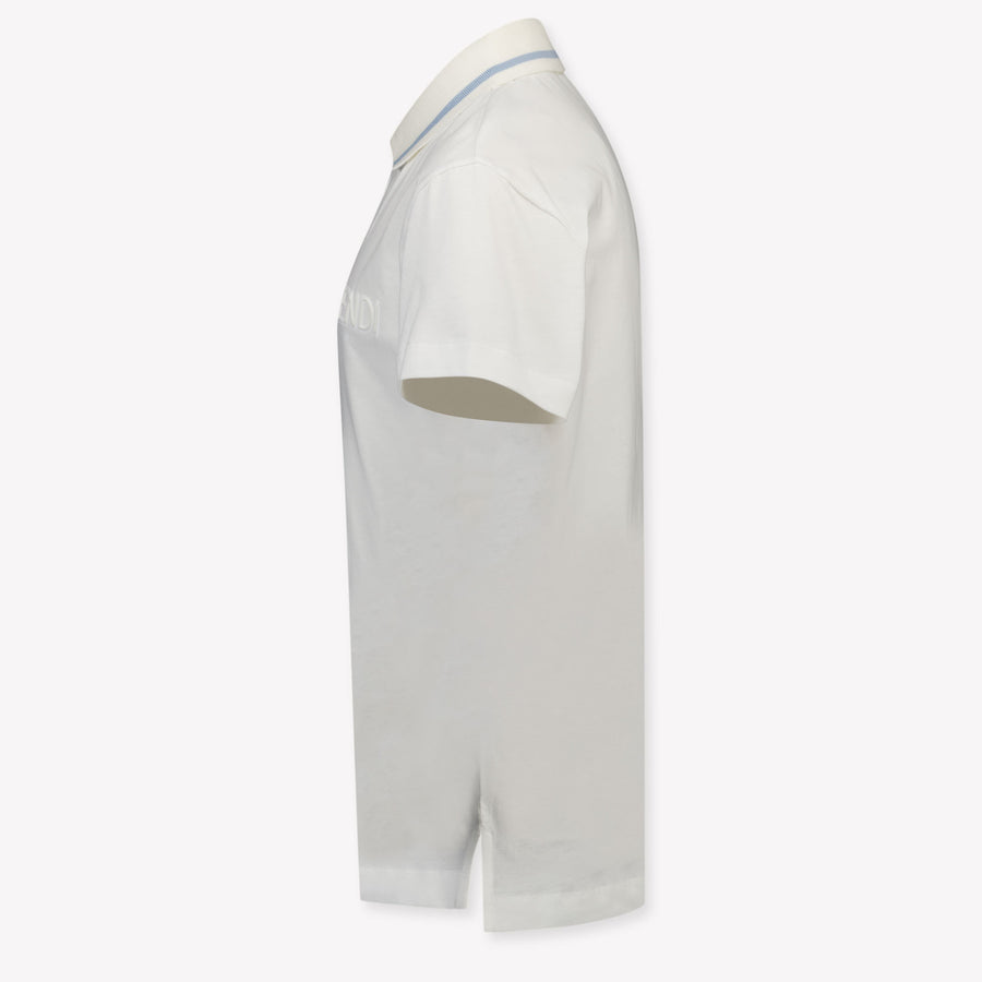 Fendi Kinder Jongens Polo In Wit