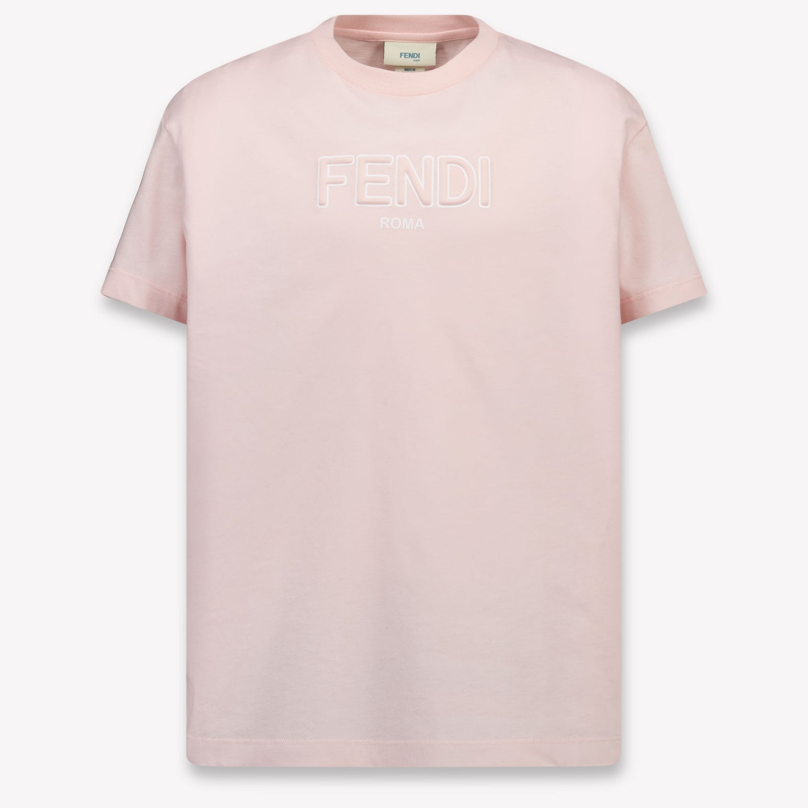 Fendi Kids Unisex T-Shirt In Pink