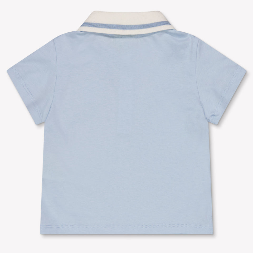 Fendi Baby Boys Polo In Light Blue