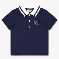Fendi Baby Jongens Polo In Navy