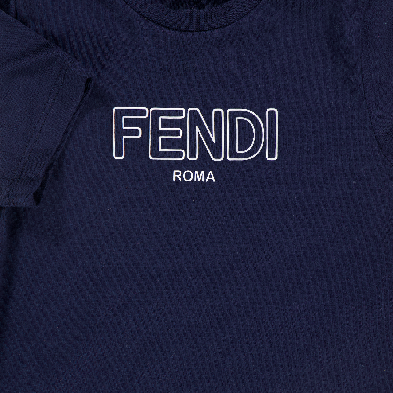 Fendi Baby Boys T-Shirt In Navy