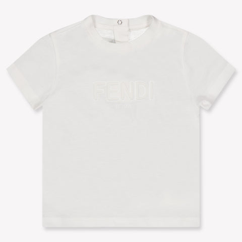 Fendi Baby Boys T-Shirt In White