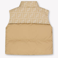 Fendi Baby Boys Bodywarmer In Beige