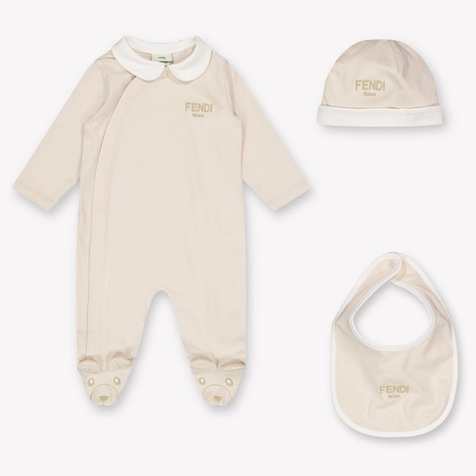 Fendi Baby Unisex Boxpakje In Beige