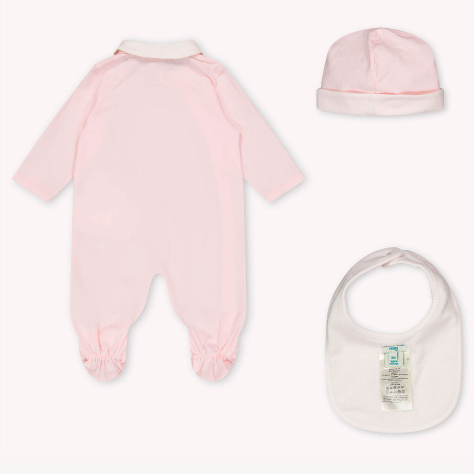 Fendi Baby Unisex Boxpakje In Licht Roze