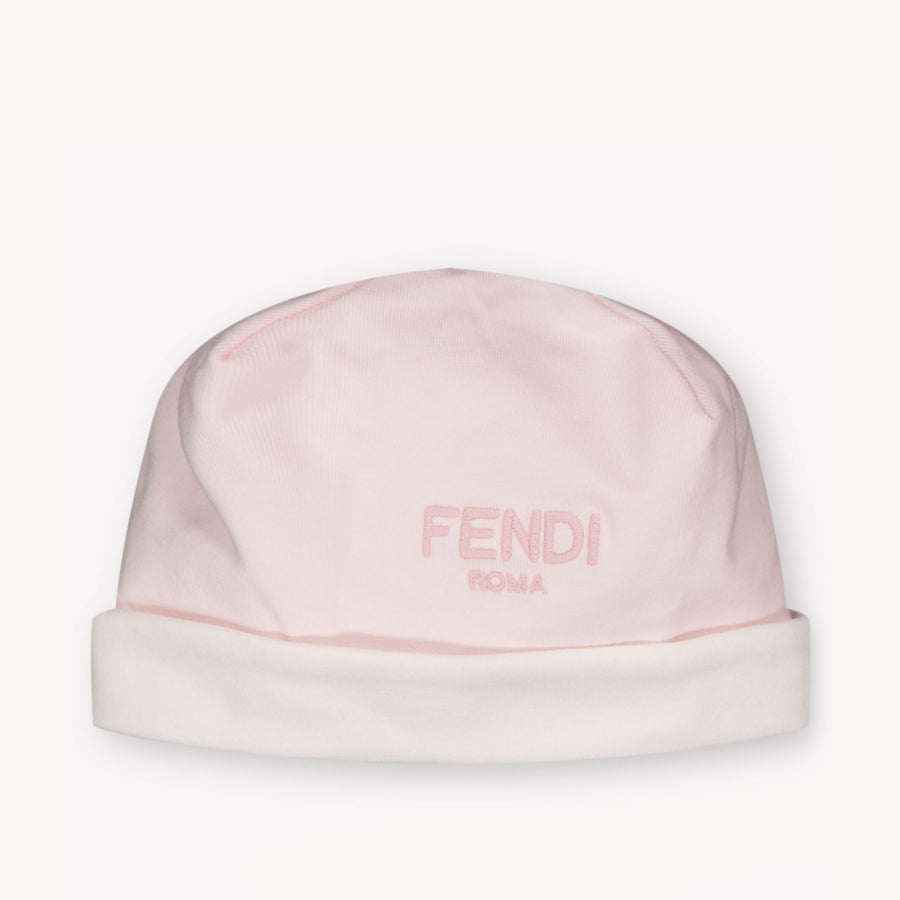 Fendi Baby Unisex Playsuit In Light Pink
