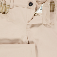 Fendi Baby Jongens Broek In Beige