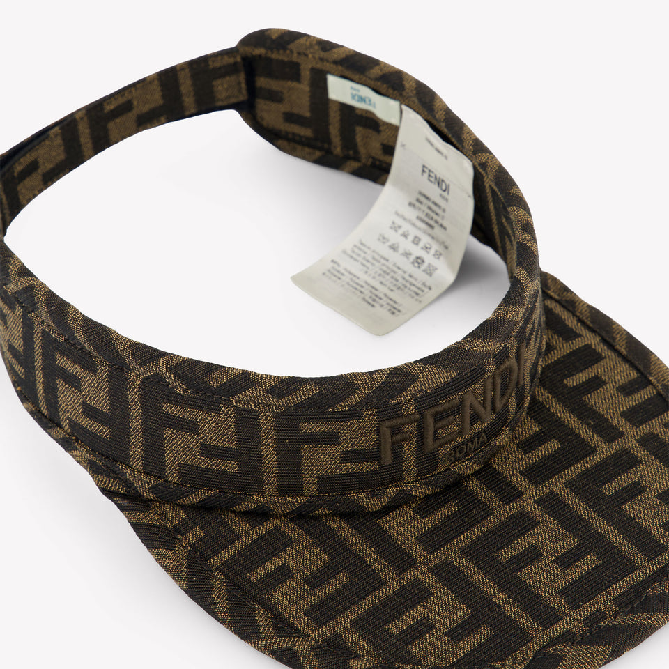 Fendi Kids Unisex Cap In Brown