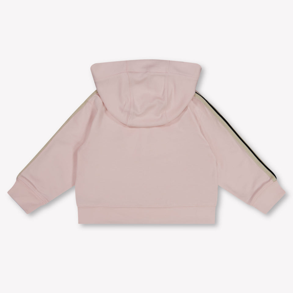 Palm Angels Baby Girls Cardigan In Light Pink