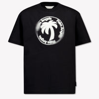 Palm Angels Kids Boys T-Shirt In Black