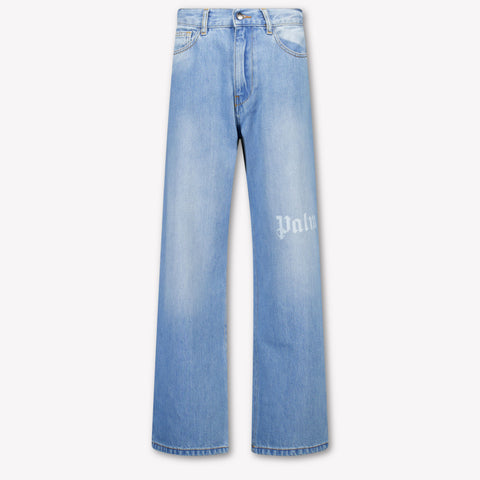Palm Angels Kinder Jongens Jeans In Licht Blauw