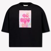 Palm Angels Kinder Meisjes T-Shirt In Zwart
